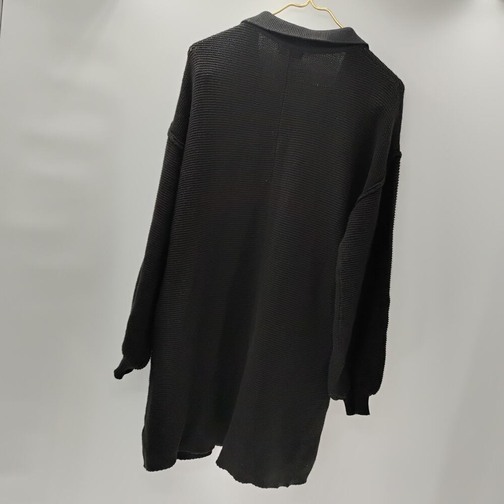 Promesa Button Romper chunky knit polo collar button‎ down long sleeve crotchet - Picture 12 of 14